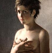 Pierre-Narcisse Guerin Jeune fille en buste France oil painting artist